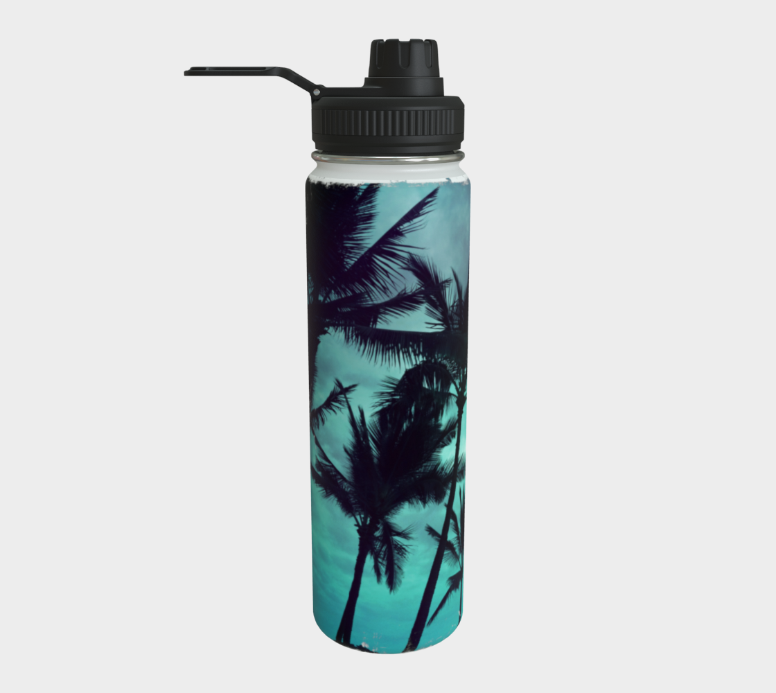 Blue Sky Palm Trees