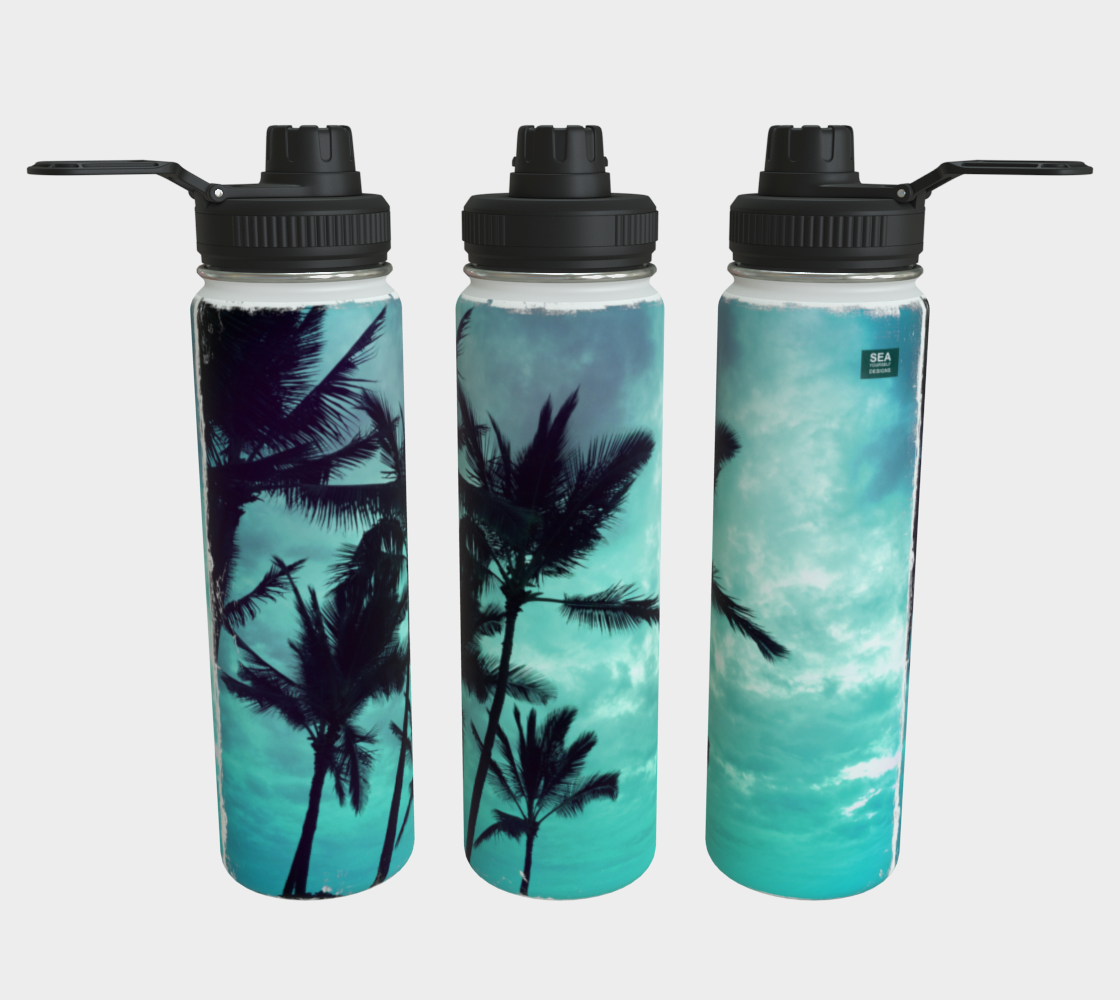 Blue Sky Palm Trees